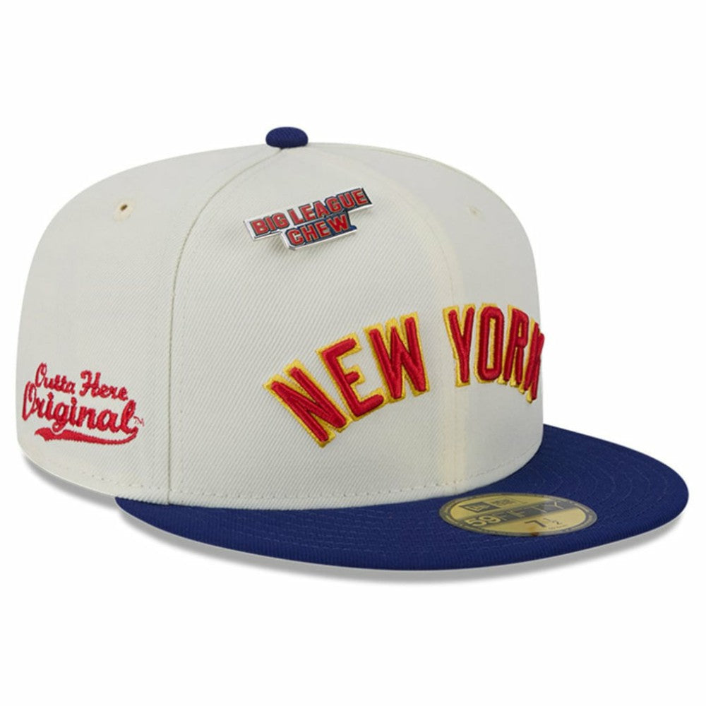 New York Yankees New Era Big League Chew Original 59FIFTY Fitted Hat - White - New Era Lifestyle