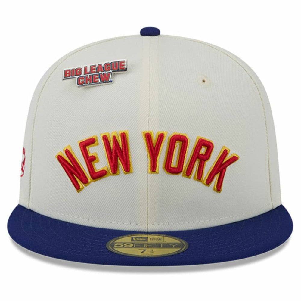 New York Yankees New Era Big League Chew Original 59FIFTY Fitted Hat - White - New Era Lifestyle