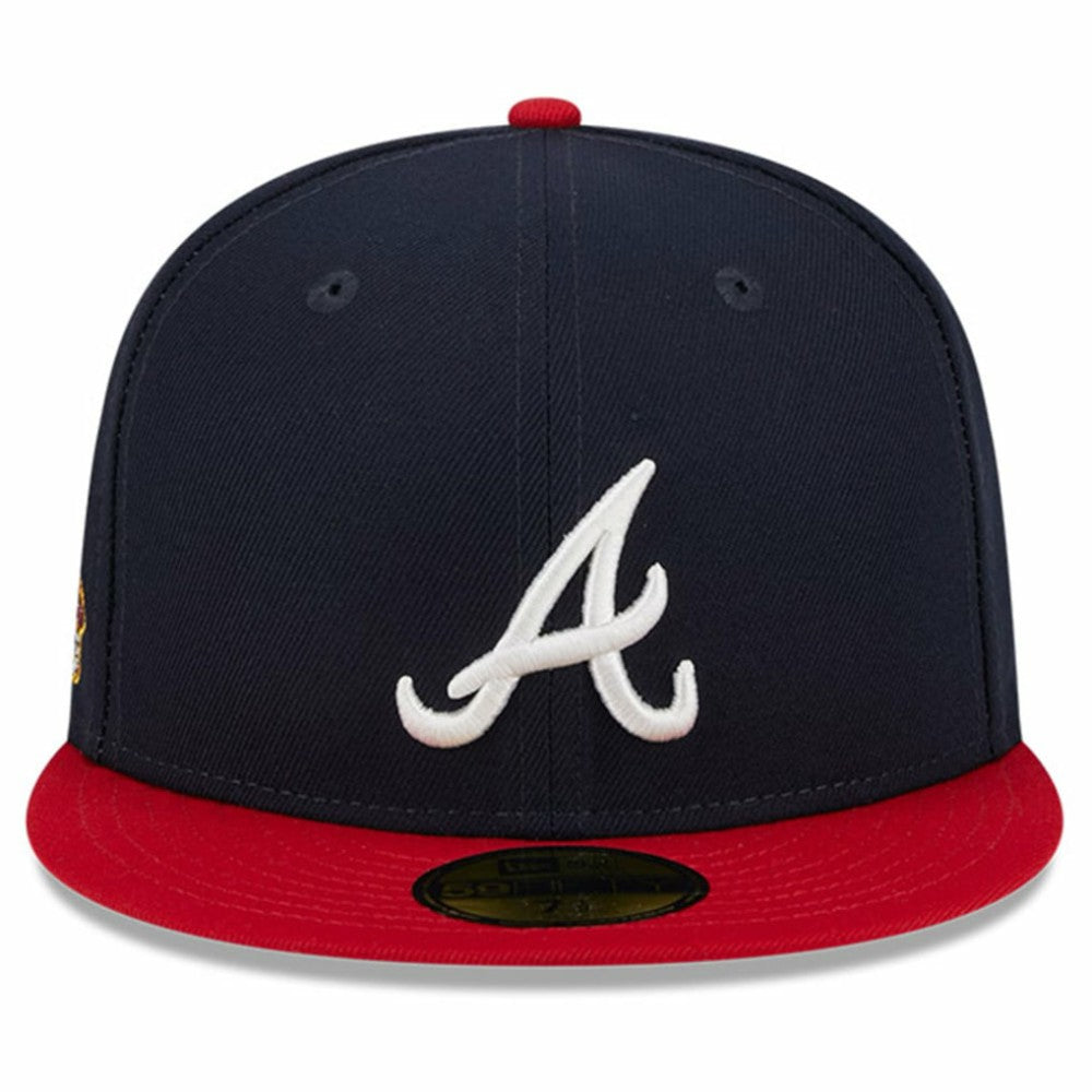 Atlanta Braves New Era Big League Chew Team 59FIFTY Fitted Hat - Navy - New Era Discount