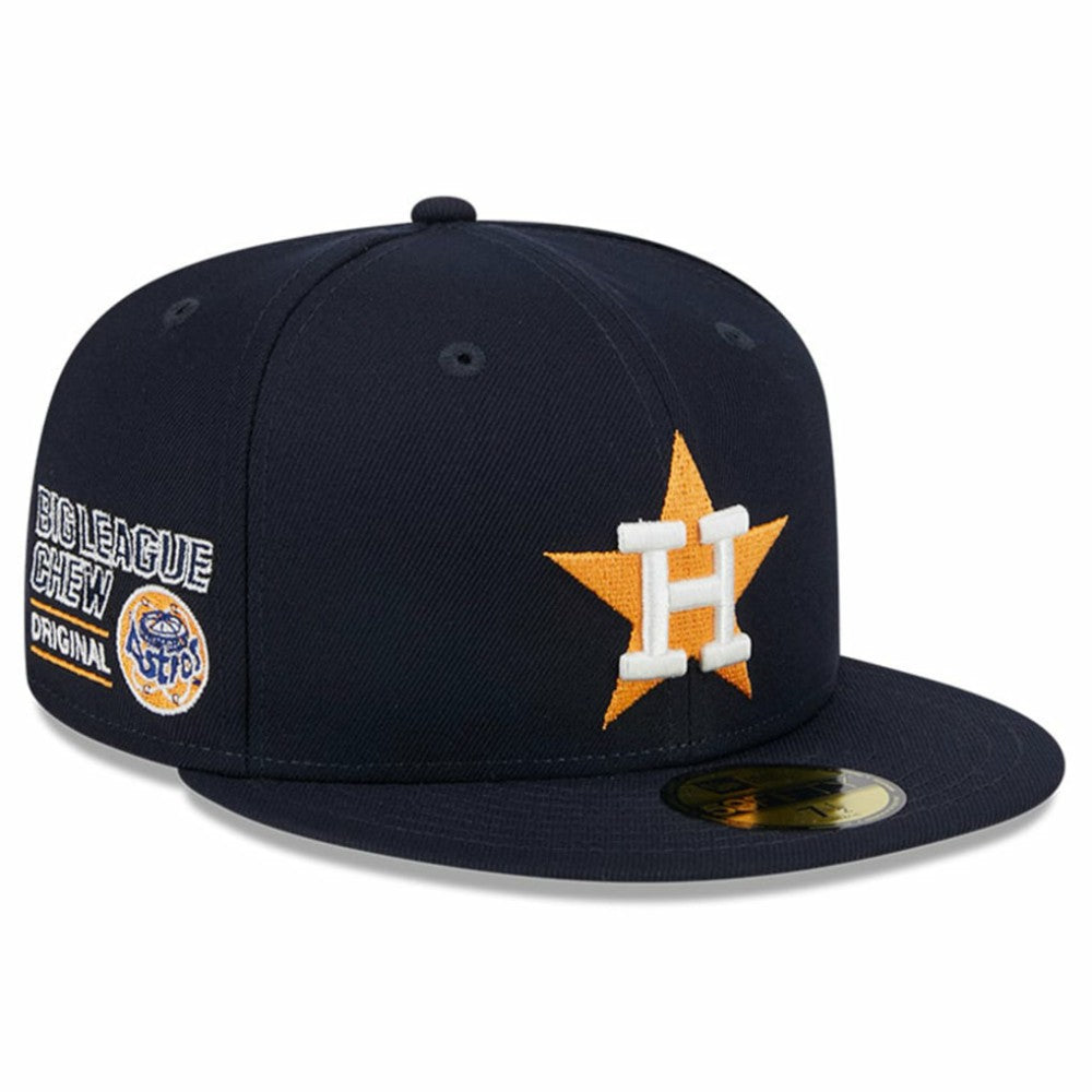 Houston Astros New Era Big League Chew Team 59FIFTY Fitted Hat - Navy - New Era Discount