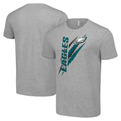 Philadelphia Eagles Starter Color Scratch T-Shirt Heather Gray