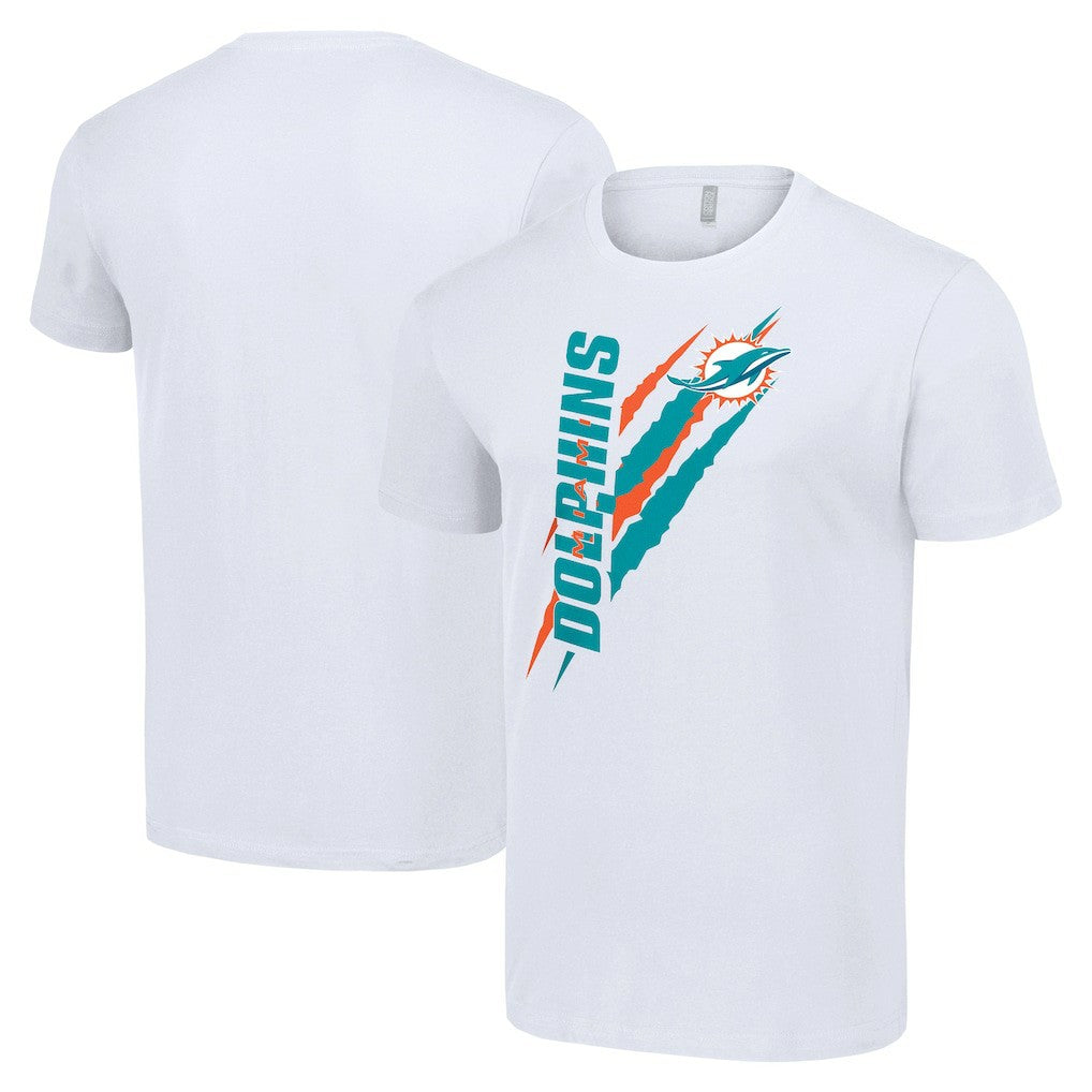 Miami Dolphins Starter Color Scratch T-Shirt White