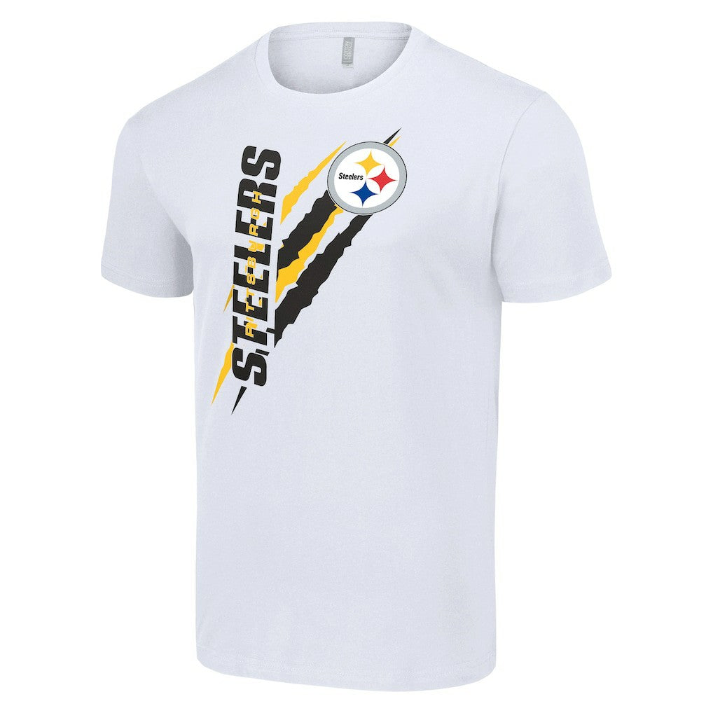 Pittsburgh Steelers Starter Color Scratch T-Shirt White