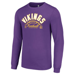Minnesota Vikings Starter Half Ball Team Long Sleeve T-Shirt Purple