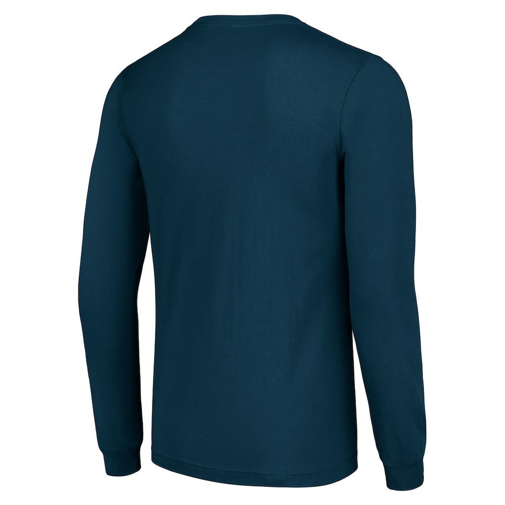 Dallas Cowboys Starter Half Ball Team Long Sleeve T-Shirt Navy