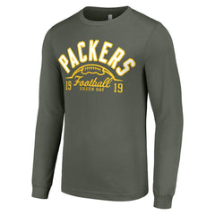 Green Bay Packers Starter Half Ball Team Long Sleeve T-Shirt Green
