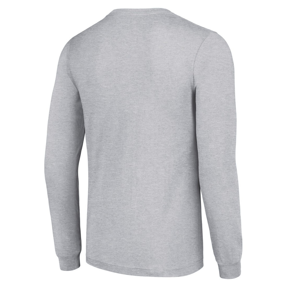 Detroit Lions Starter Half Ball Team Long Sleeve T-Shirt Heather Gray
