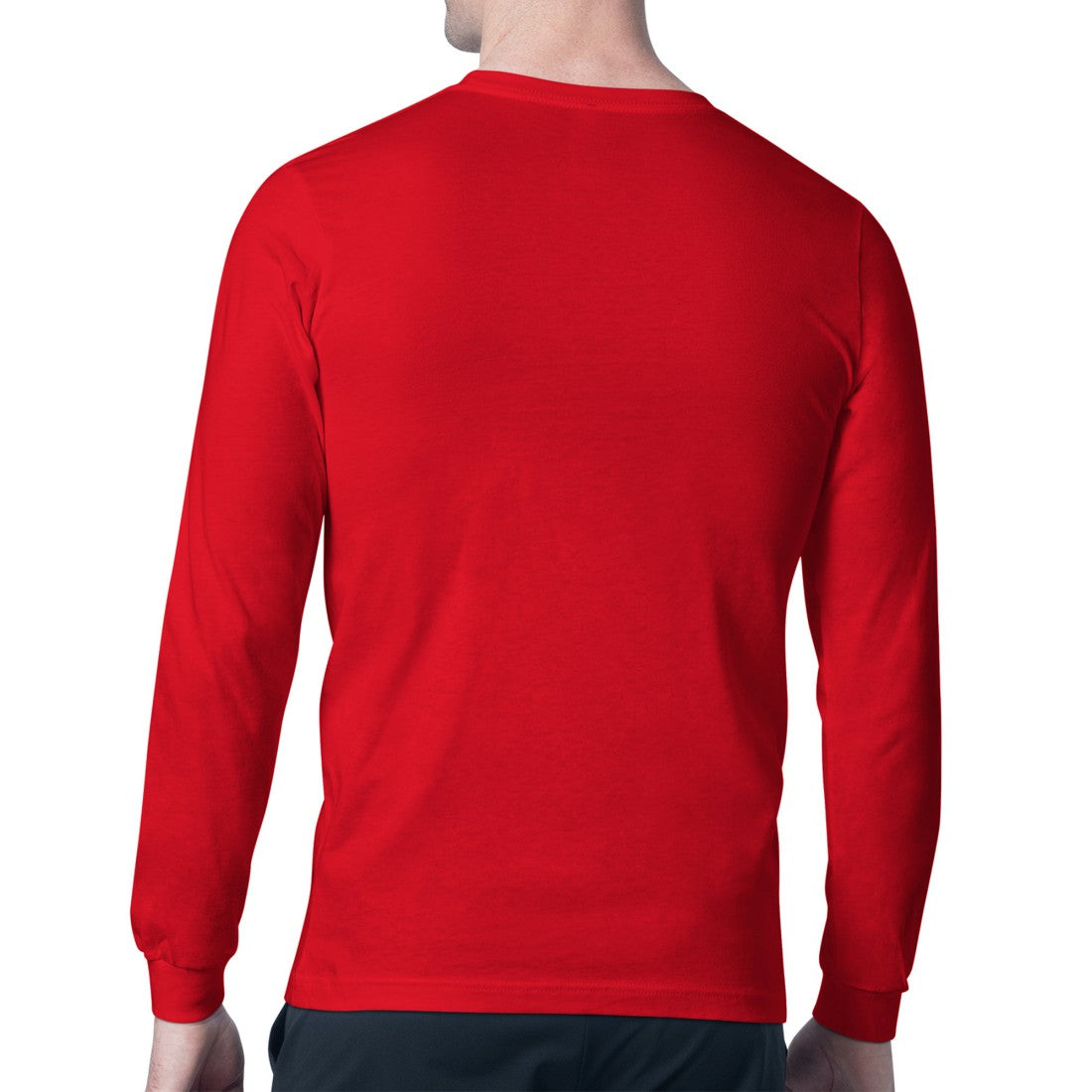 Houston Texans Starter Color Scratch Long Sleeve T-Shirt Red