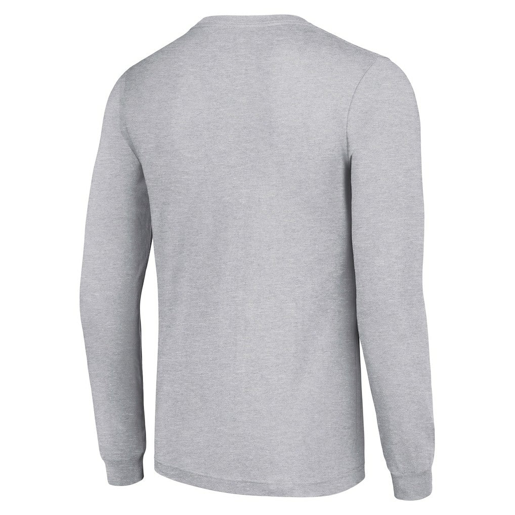 Kansas City Chiefs Starter Color Scratch Long Sleeve T-Shirt Heather Gray