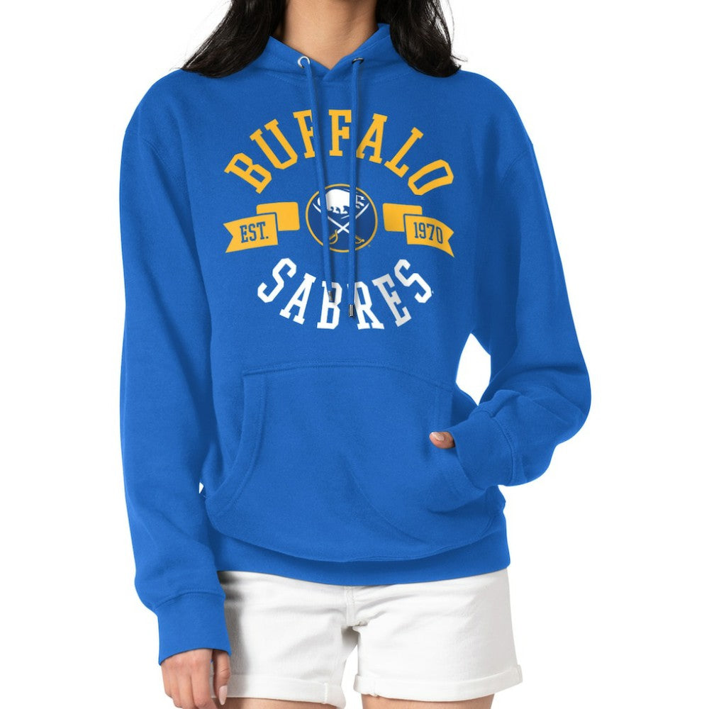 Buffalo Sabres G-III 4Her by Carl Banks Women's City Graphic Fleece Pullover Hoodie - Royal - NHL 200592869