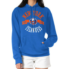 New York Islanders G-III 4Her by Carl Banks Women's City Graphic Fleece Pullover Hoodie - Royal - NHL 200592871
