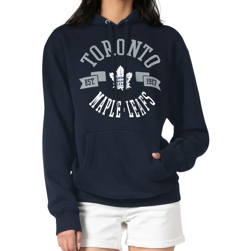 Toronto Maple Leafs G-III 4Her by Carl Banks Women's City Graphic Fleece Pullover Hoodie - Navy - NHL 200592890