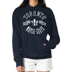 Toronto Maple Leafs G-III 4Her by Carl Banks Women's City Graphic Fleece Pullover Hoodie - Navy - NHL 200592890