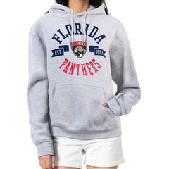 Florida Panthers G-III 4Her by Carl Banks Women's City Graphic Fleece Pullover Hoodie - Heather Gray - NHL 200592909