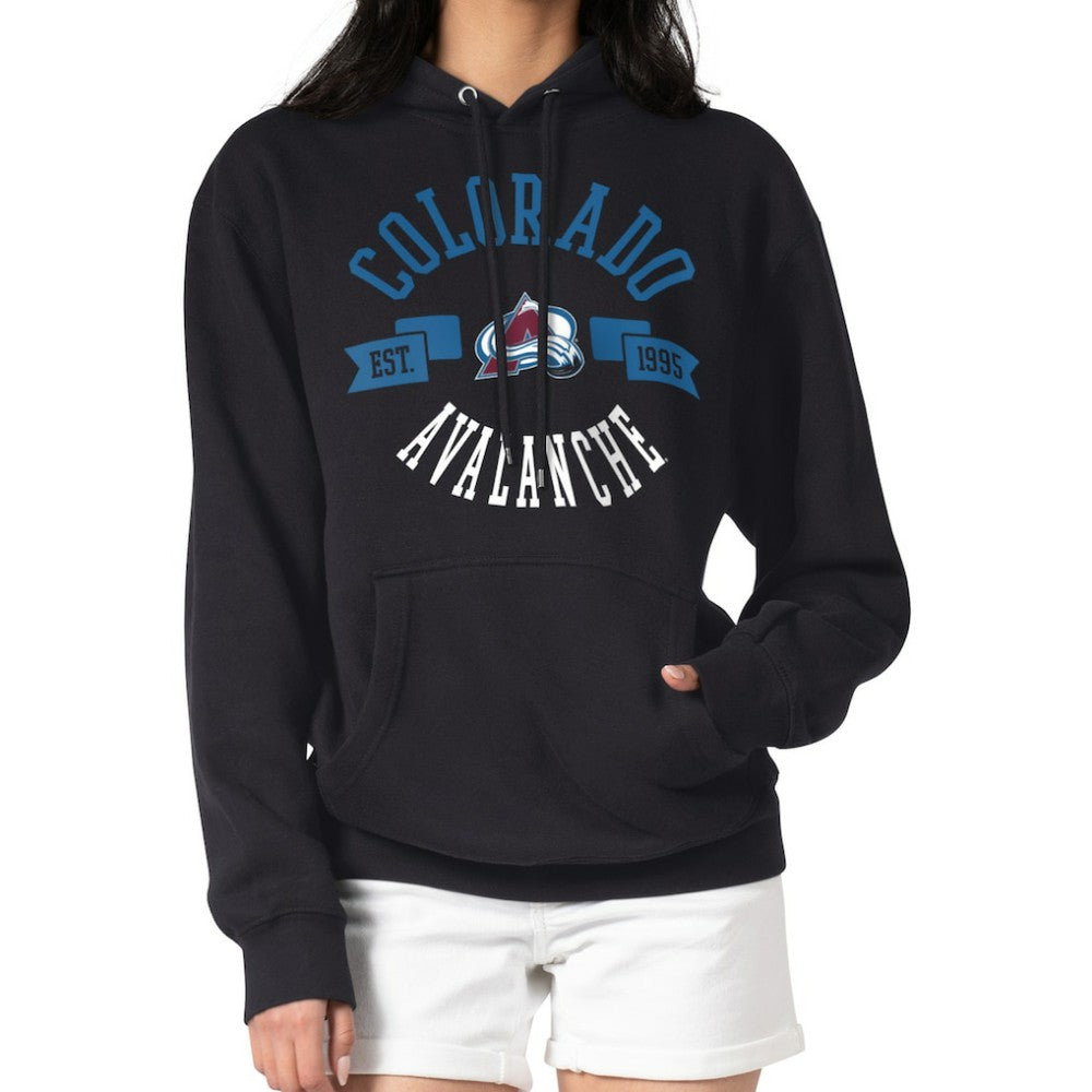 Colorado Avalanche G-III 4Her by Carl Banks Women's City Graphic Fleece Pullover Hoodie - Black - NHL 200592910