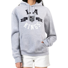 Los Angeles Kings G-III 4Her by Carl Banks Women's City Graphic Fleece Pullover Hoodie - Heather Gray - NHL 200592911
