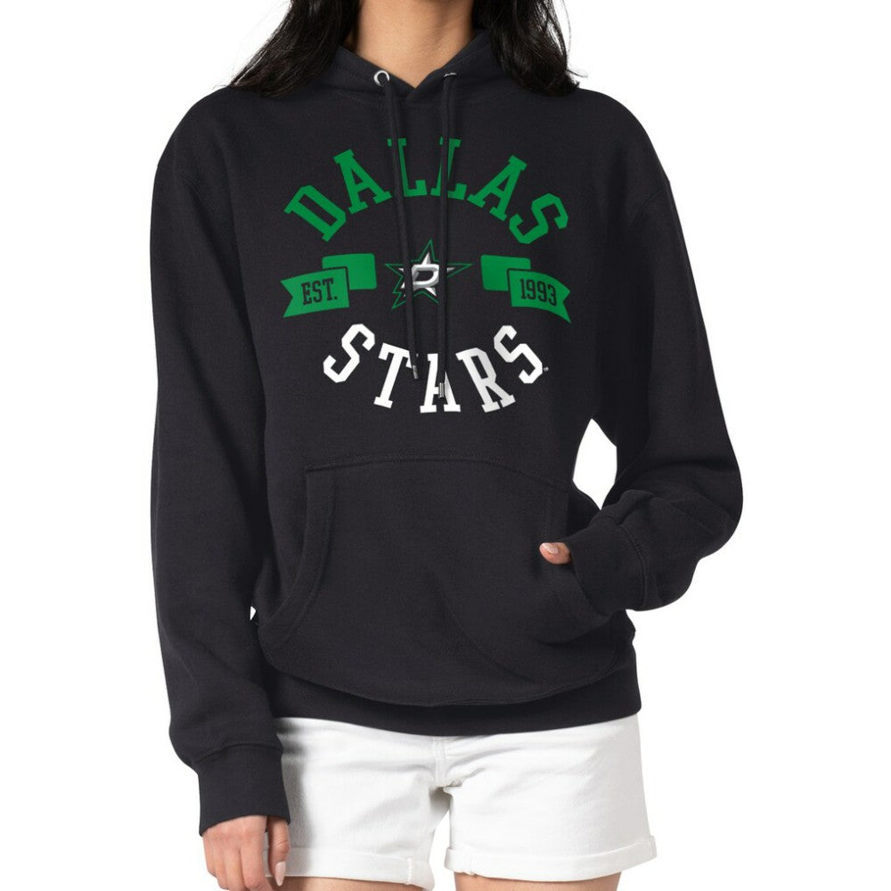 Dallas Stars G-III 4Her by Carl Banks Women's City Graphic Fleece Pullover Hoodie - Black - NHL 200592912