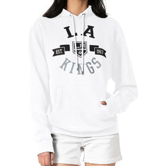 Los Angeles Kings G-III 4Her by Carl Banks Women's City Graphic Fleece Pullover Hoodie - White - NHL 200592955