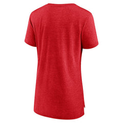 Carolina Hurricanes Women's Crash the Net Tri-Blend T-Shirt - Red - NHL 200593114