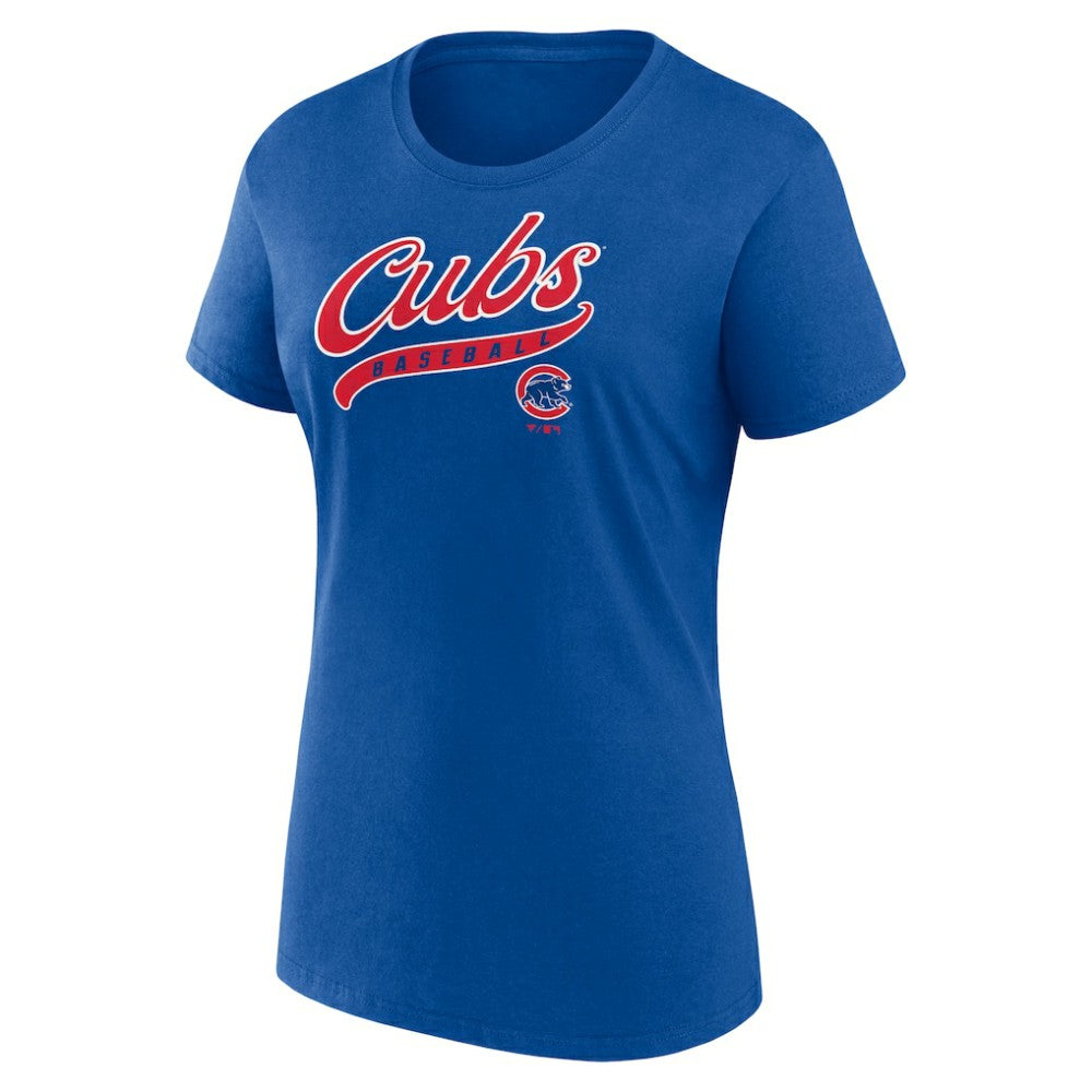 Chicago Cubs Fanatics Women's Start to Finish T-Shirt & Shorts Combo Pack - Royal - Fanatics Discount