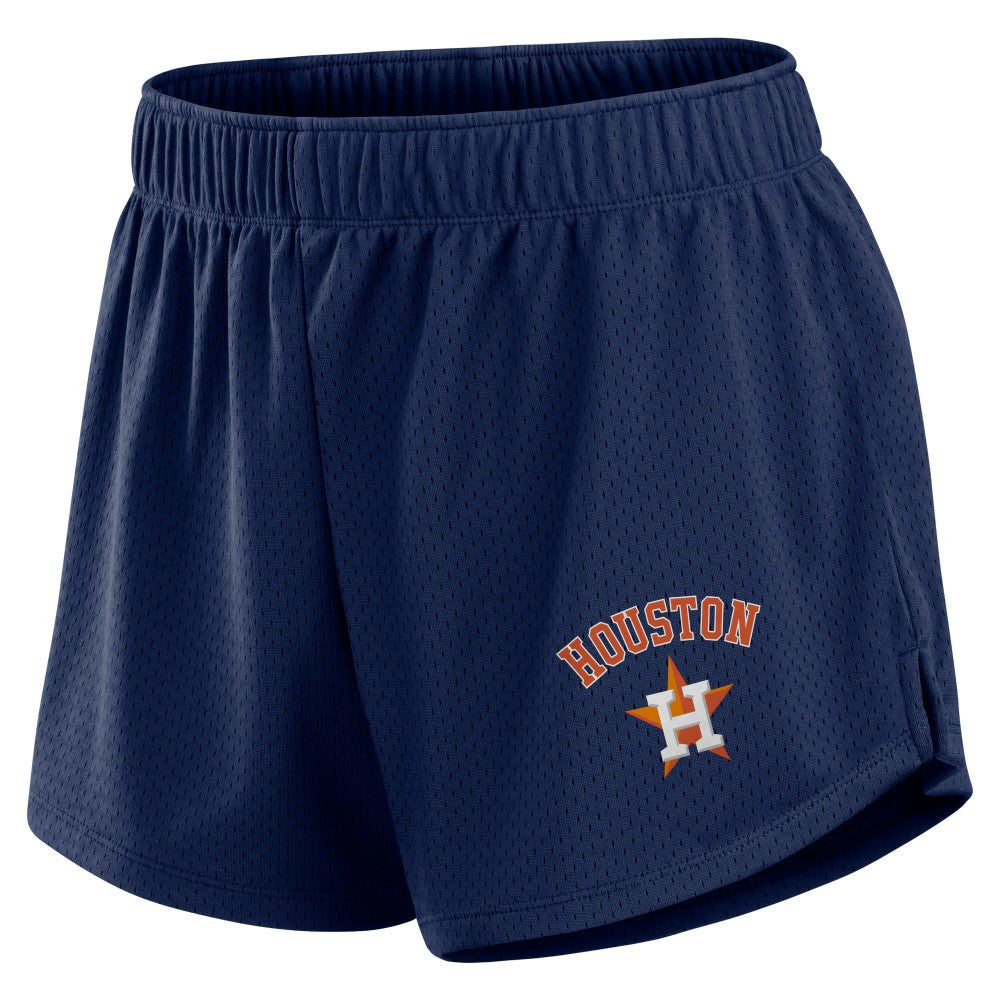 Houston Astros Fanatics Women's Mesh Shorts - Navy - Fanatics Discount