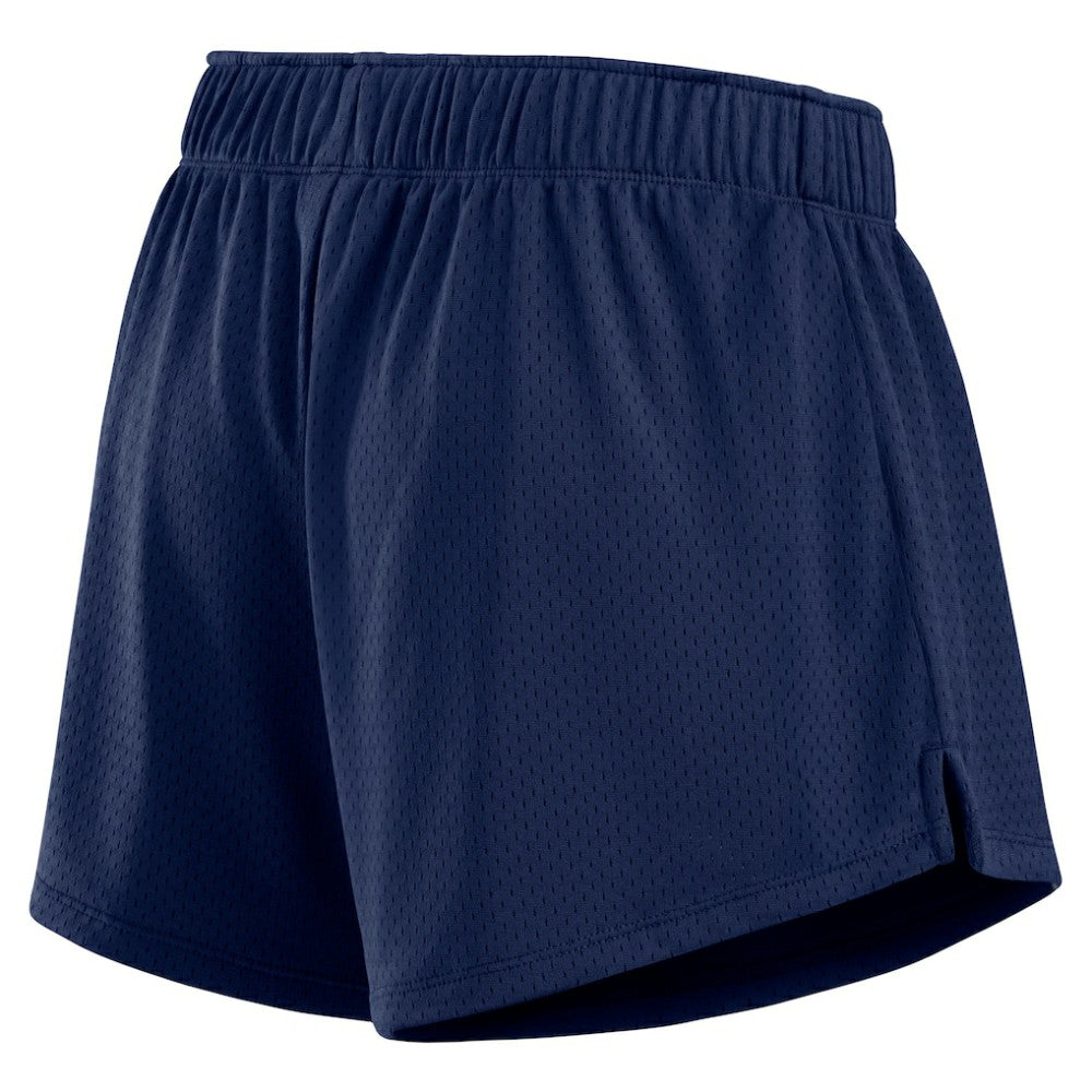 Atlanta Braves Fanatics Women's Mesh Shorts - Navy - Fanatics on Sale