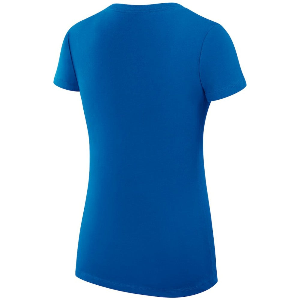Buffalo Sabres G-III 4Her by Carl Banks Women's Super-Slim Fit Lightweight City Graphic V-Neck T-Shirt - Royal - NHL 200593343