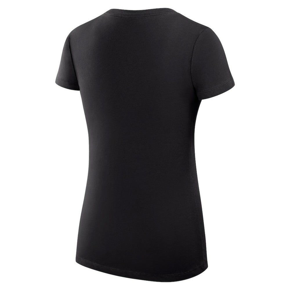Chicago Blackhawks G-III 4Her by Carl Banks Women's Super-Slim Fit Lightweight City Graphic V-Neck T-Shirt - Black - NHL 200593351
