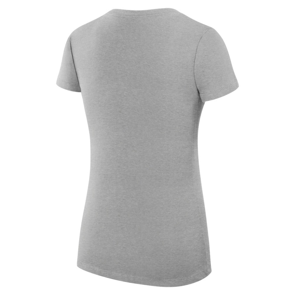 Winnipeg Jets G-III 4Her by Carl Banks Women's Super-Slim Fit Lightweight City Graphic V-Neck T-Shirt - Heather Gray - NHL 200593424