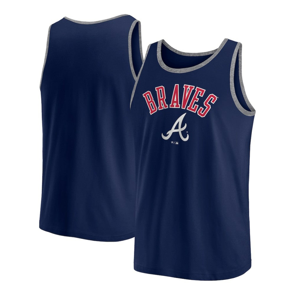 Atlanta Braves Fanatics Bet Tank Top - Navy - Fanatics Online
