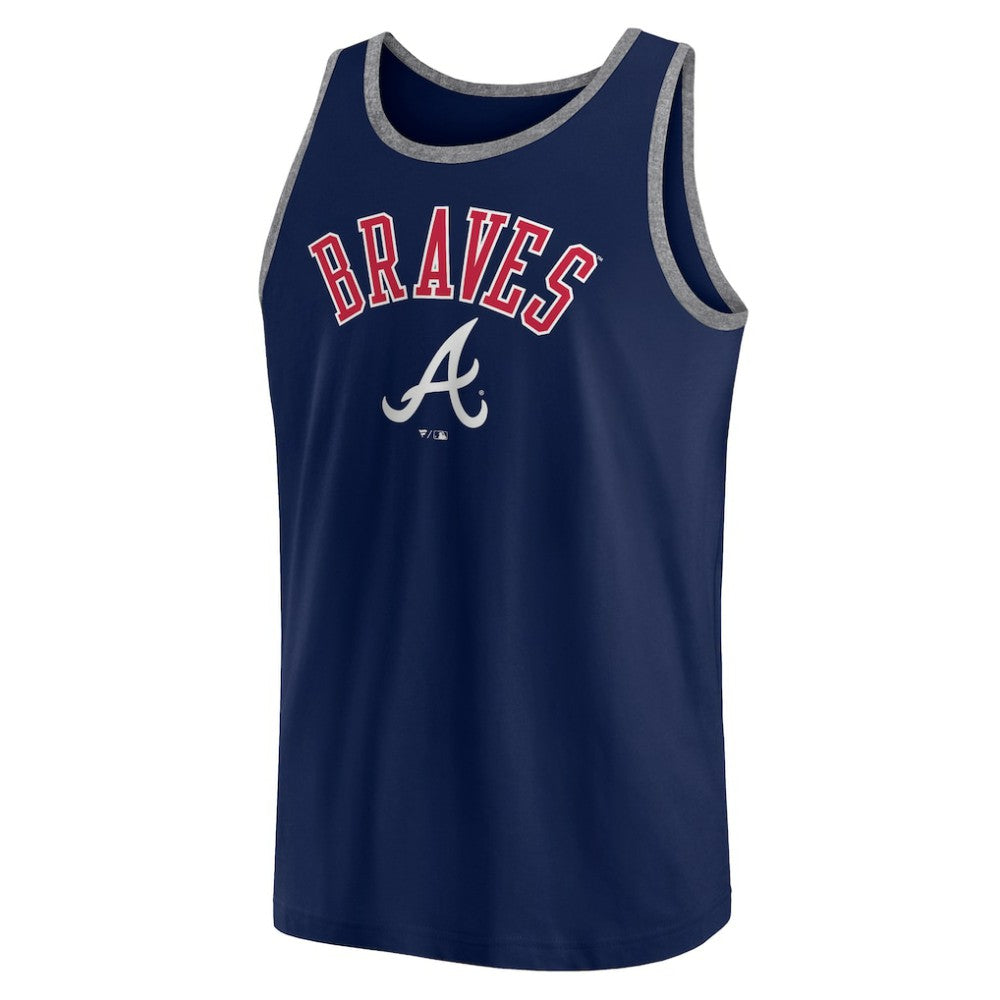 Atlanta Braves Fanatics Bet Tank Top - Navy - Fanatics Online