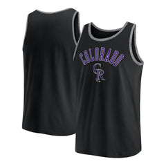 Colorado Rockies Fanatics Bet Tank Top - Black - Fanatics Online