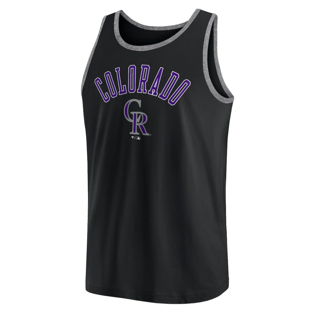 Colorado Rockies Fanatics Bet Tank Top - Black - Fanatics Online