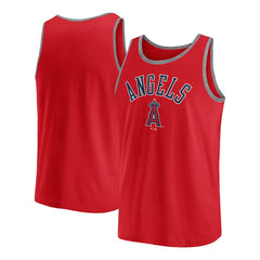 Los Angeles Angels Fanatics Bet Tank Top - Red - Fanatics Online