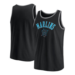 Miami Marlins Fanatics Bet Tank Top - Black - Fanatics Lifestyle
