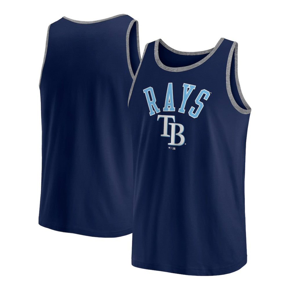 Tampa Bay Rays Fanatics Bet Tank Top - Navy - Fanatics on Sale