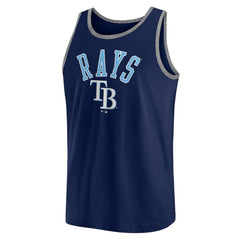 Tampa Bay Rays Fanatics Bet Tank Top - Navy - Fanatics on Sale