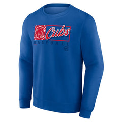 Chicago Cubs Fanatics Focus Fleece Pullover Sweatshirt - Royal - Fanatics on Sale