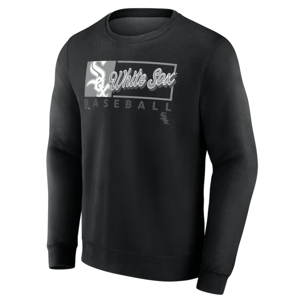 Chicago White Sox Fanatics Focus Fleece Pullover Sweatshirt - Black - Fanatics Online