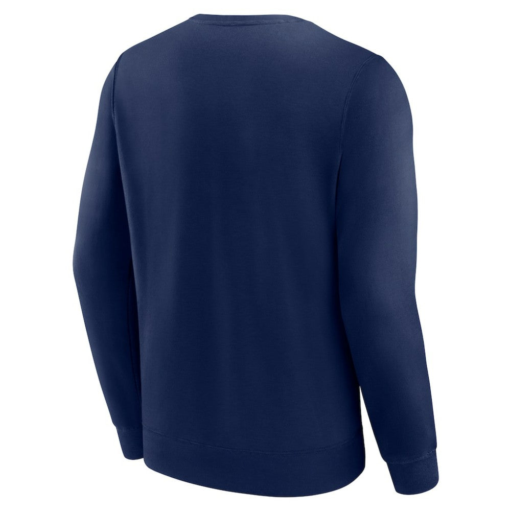 Cleveland Guardians Fanatics Focus Fleece Pullover Sweatshirt - Navy - Fanatics on Sale