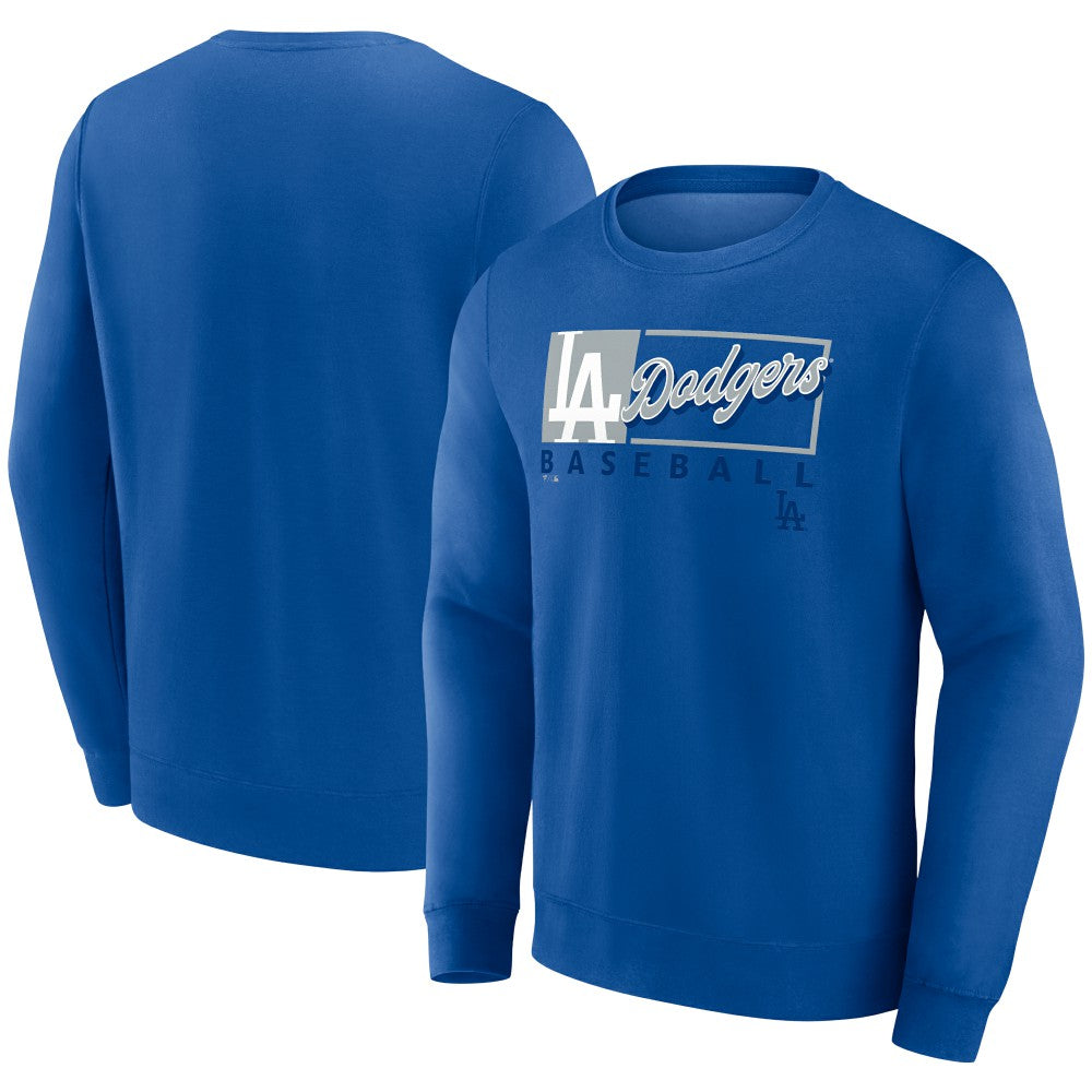 Los Angeles Dodgers Fanatics Focus Fleece Pullover Sweatshirt - Royal - Fanatics on Sale