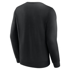 Miami Marlins Fanatics Focus Fleece Pullover Sweatshirt - Black - Fanatics Lifestyle