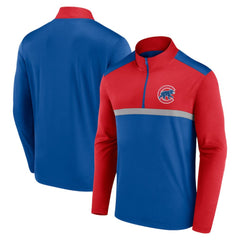 Chicago Cubs Fanatics Unstoppable Quarter-Zip Top - Royal - Fanatics Online