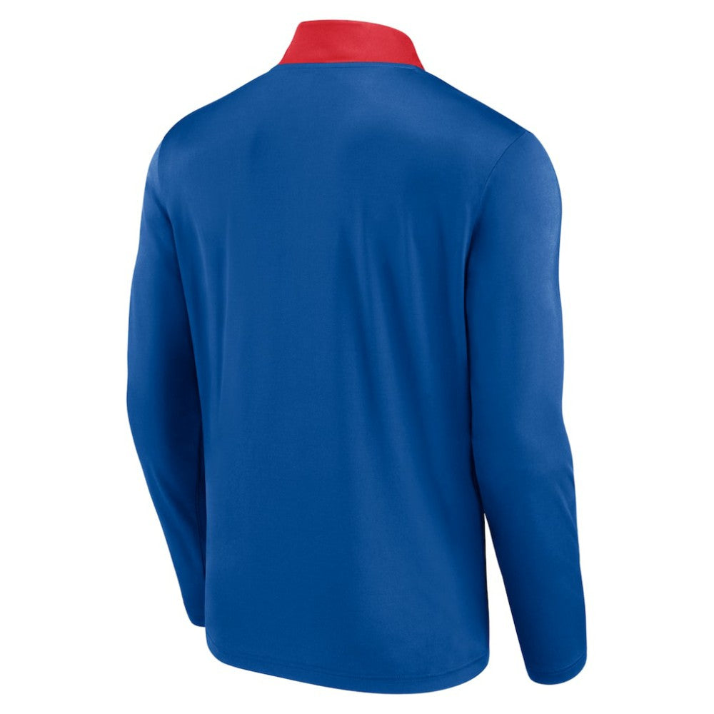 Chicago Cubs Fanatics Unstoppable Quarter-Zip Top - Royal - Fanatics Online