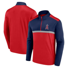 Los Angeles Angels Fanatics Unstoppable Quarter-Zip Top - Red - Fanatics Lifestyle