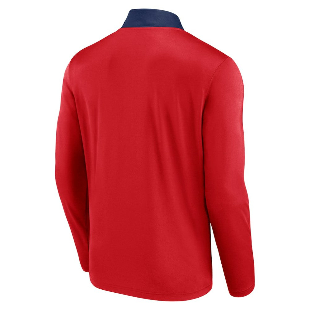 Los Angeles Angels Fanatics Unstoppable Quarter-Zip Top - Red - Fanatics Lifestyle