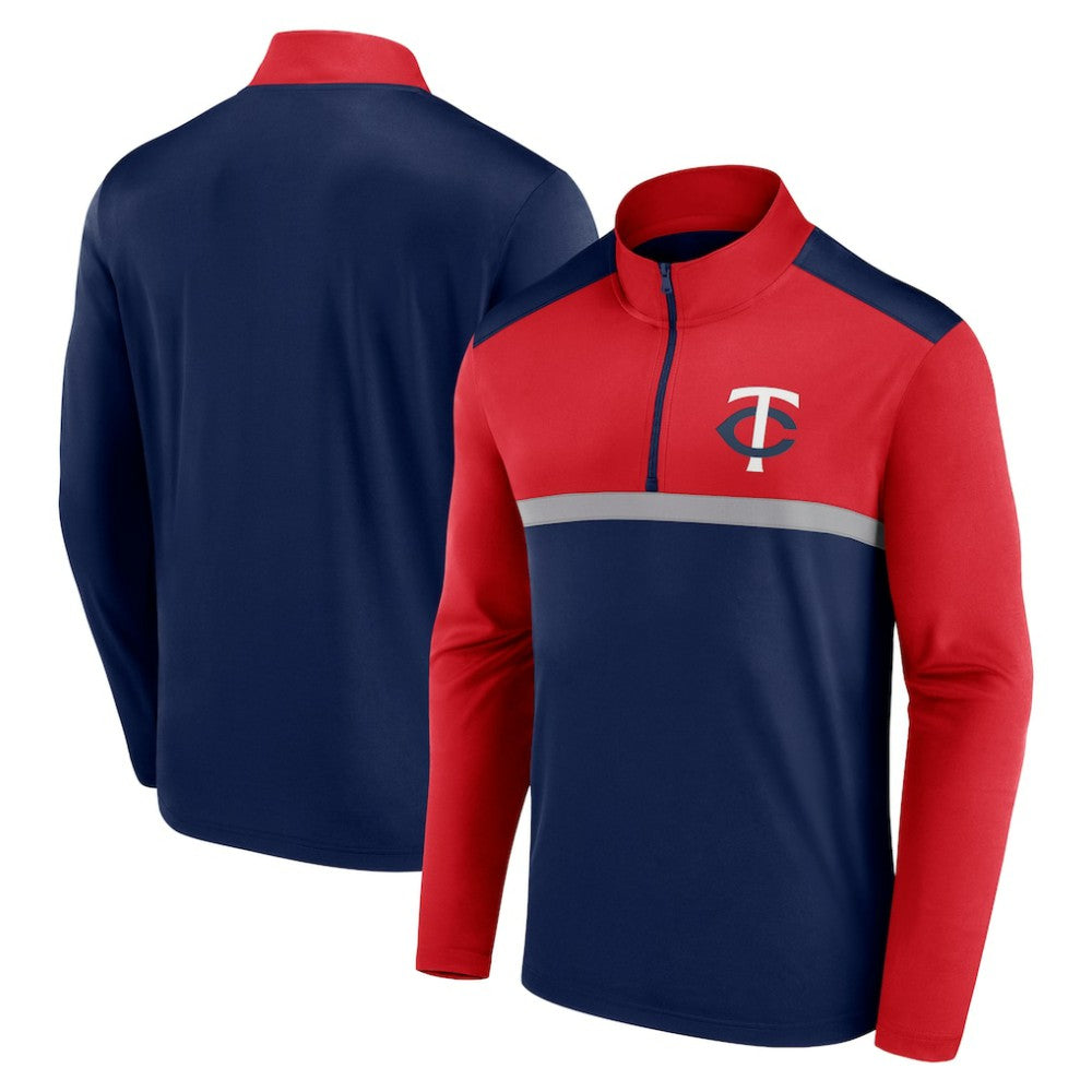 Minnesota Twins Fanatics Unstoppable Quarter-Zip Top - Navy - Fanatics Online