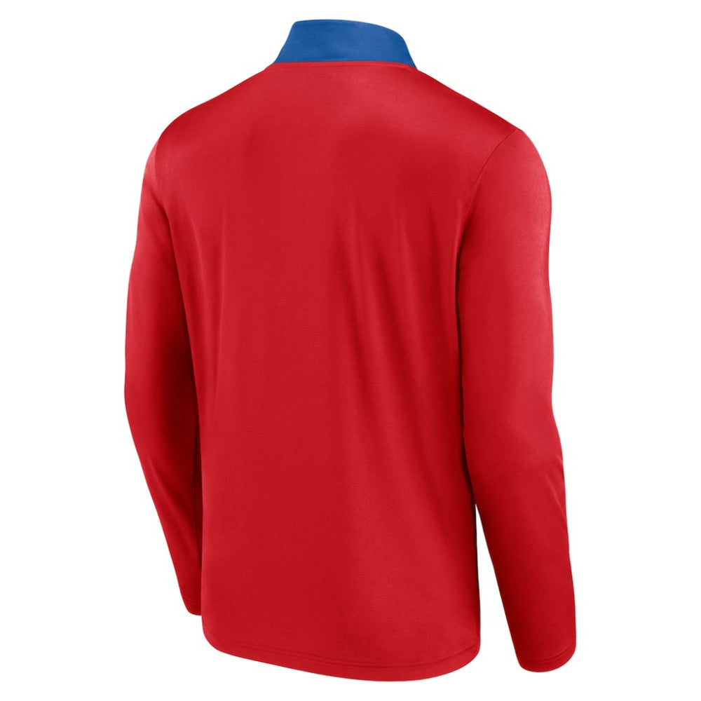 Philadelphia Phillies Fanatics Unstoppable Quarter-Zip Top - Red - Fanatics Lifestyle