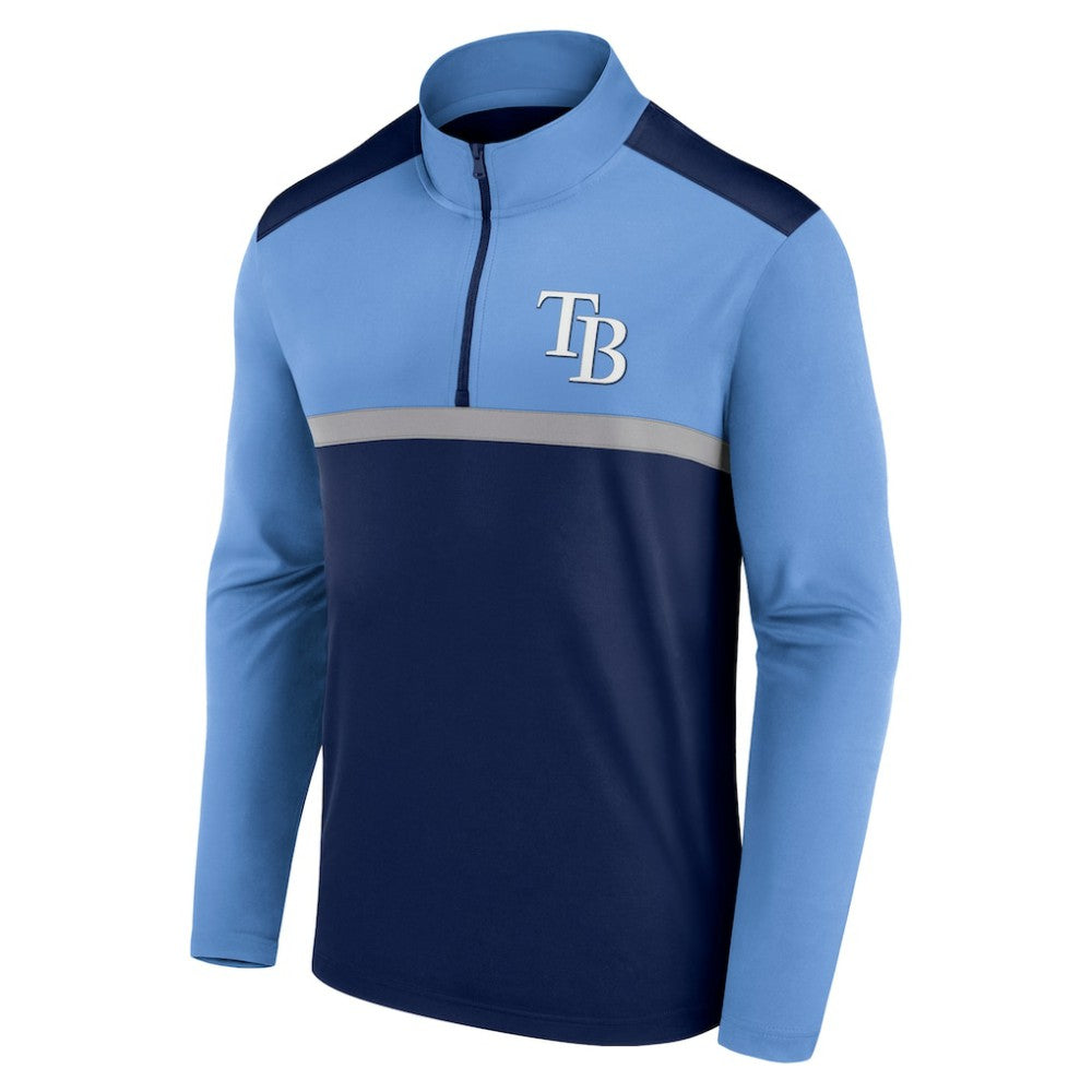 Tampa Bay Rays Fanatics Unstoppable Quarter-Zip Top - Navy - Fanatics Discount