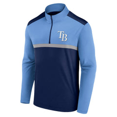 Tampa Bay Rays Fanatics Unstoppable Quarter-Zip Top - Navy - Fanatics Discount